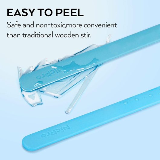 Premium Mixing Sticks - Easy to Peel