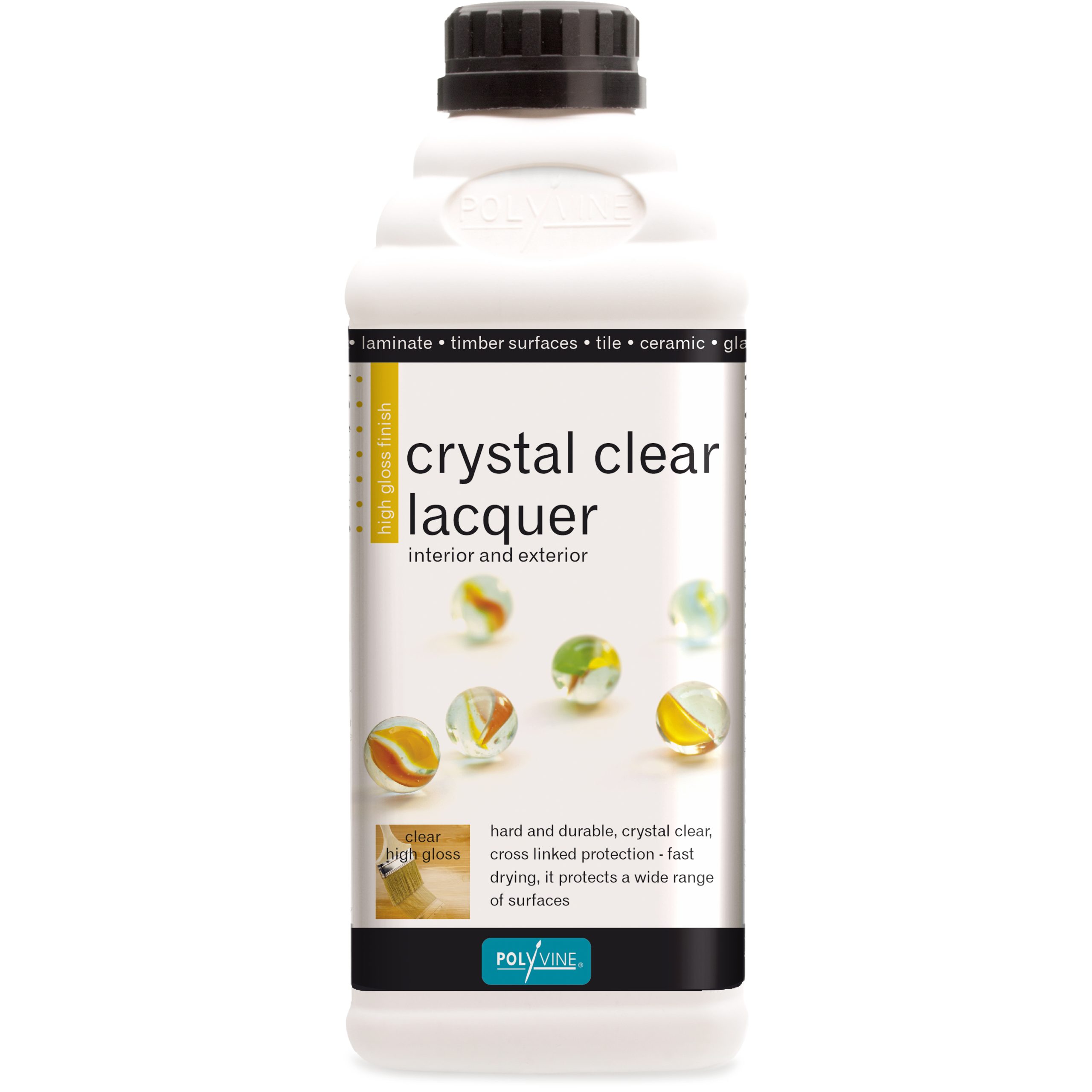 crystal clear lacquer gloss 1 litre