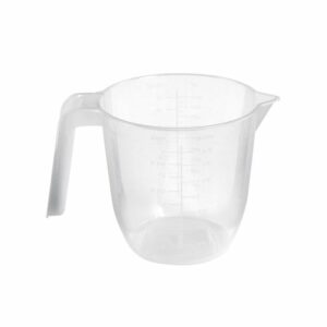 1 litre clear plastic jug