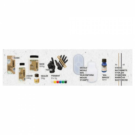 Contents of the Jesmonite kit