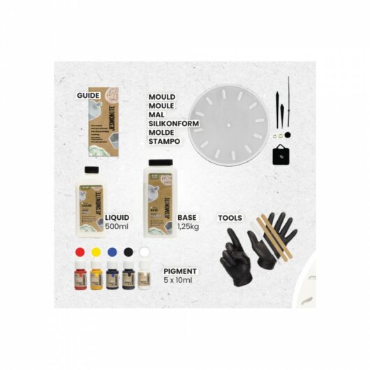 Contents of the Jesmonite kit