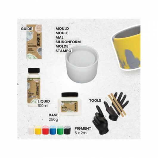 Contents of the Jesmonite kit