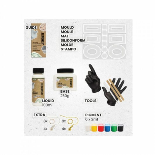 Contents of the Jesmonite kit