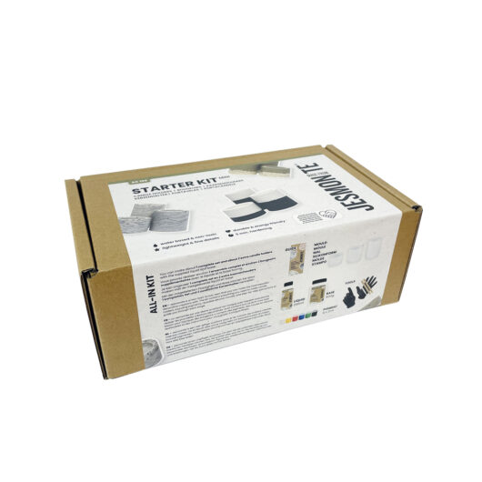 Packaging for the Jesmonite AC100 Kit