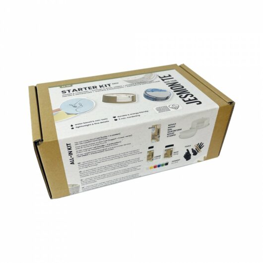Jesmonite Round Coaster and Holder Box