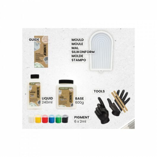 Contents of the Jesmonite kit