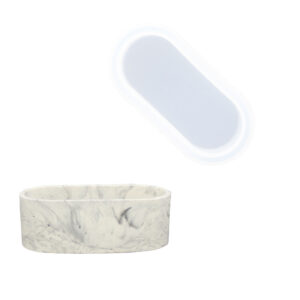 End vessel and mould side by side