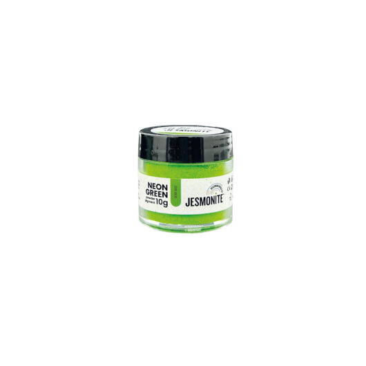 Front view of the Neon green Powder tub
