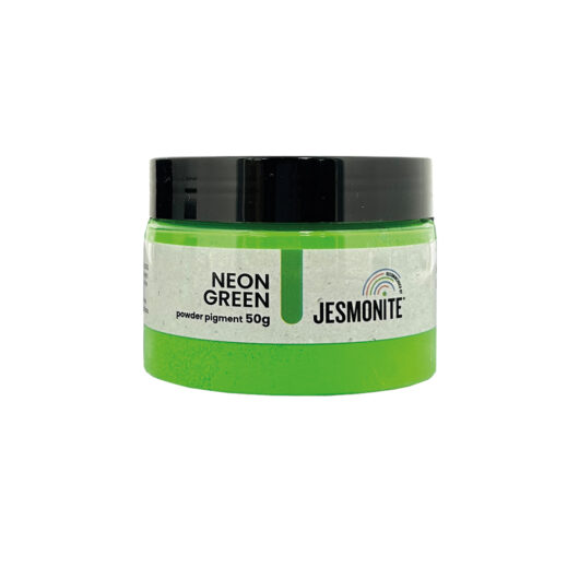 Front view of the Neon green Powder tub