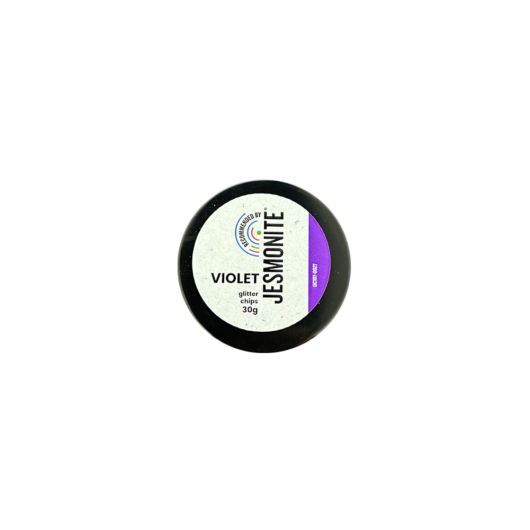 Violet Glitter Chips Tub - 30g