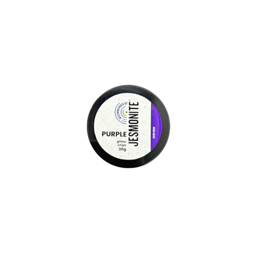 Purple Glitter Chips Tub - 30g