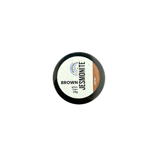 Brown Glitter Chips - 30g