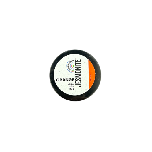 Orange Glitter Chips - 30g