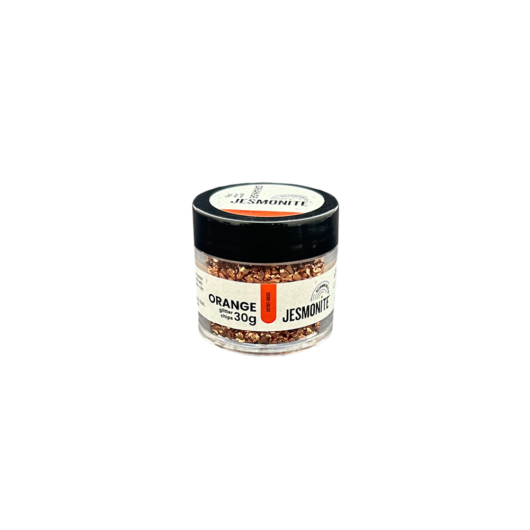 Orange Glitter Chips - Front