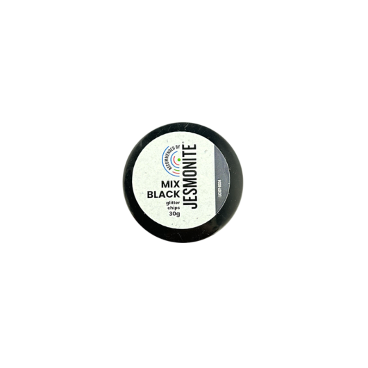 Black Mix Glitter Chips - 30g
