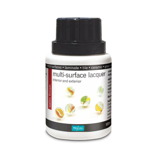 Polyvine Multi Surface Lacquer Satin 100ml bottle