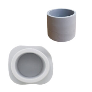 End vessel and mould side by side