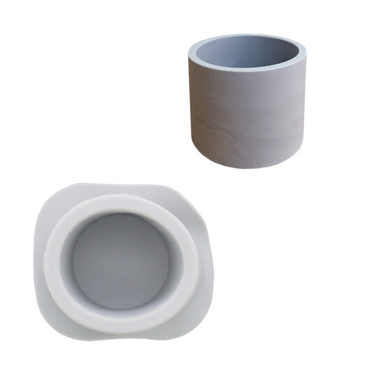 End vessel and mould side by side