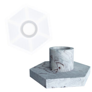 End vessel and mould side by side