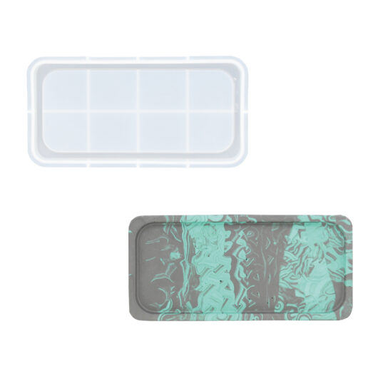 End vessel and mould side by side