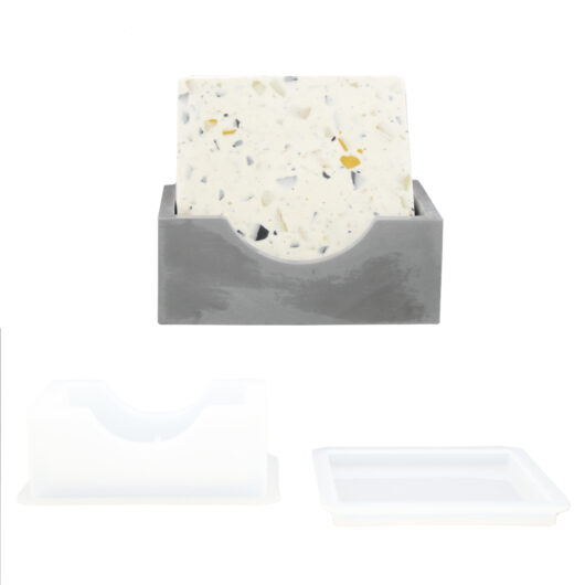 End vessel and mould side by side