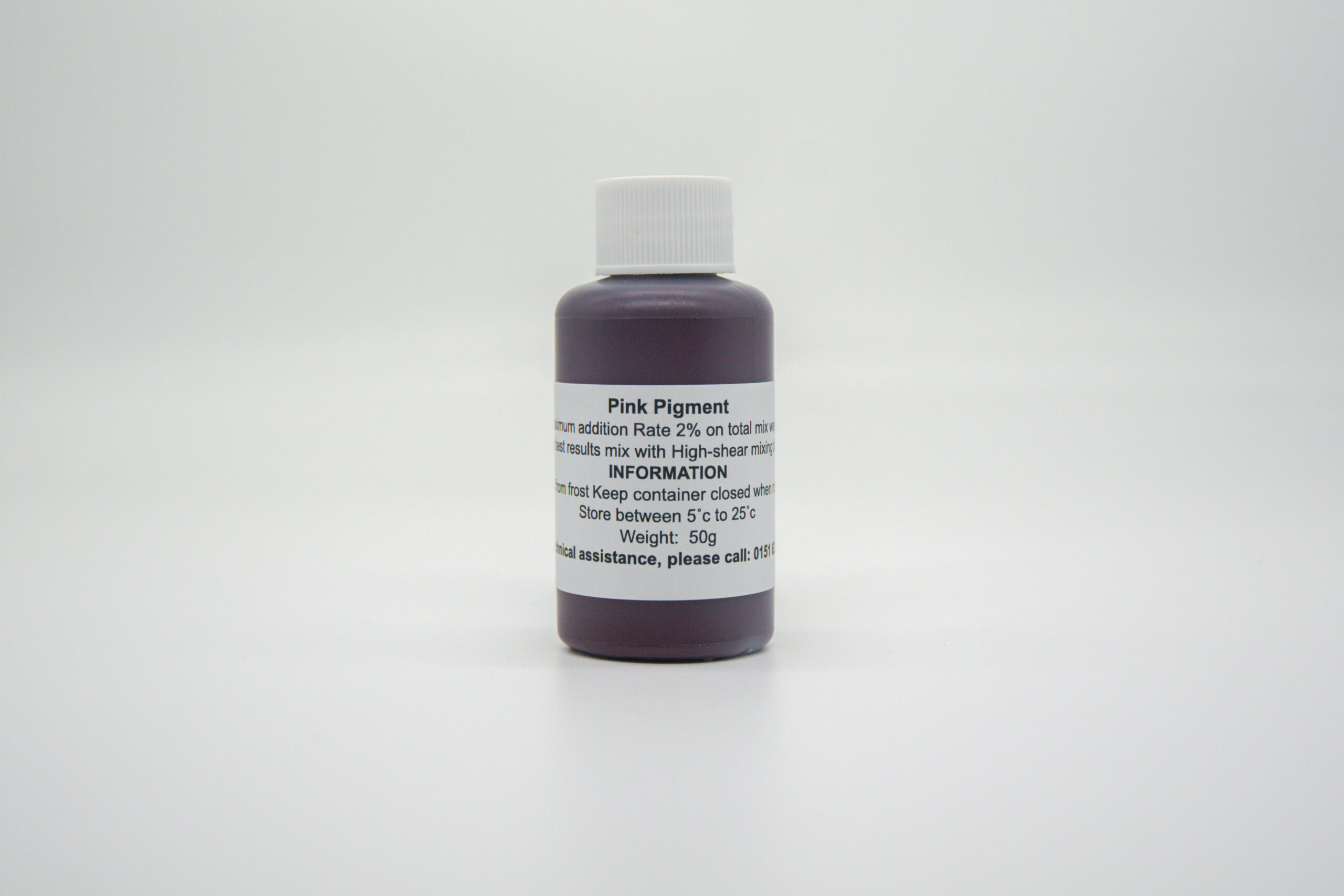 50 gram bottle of Jesmonite pink pigment