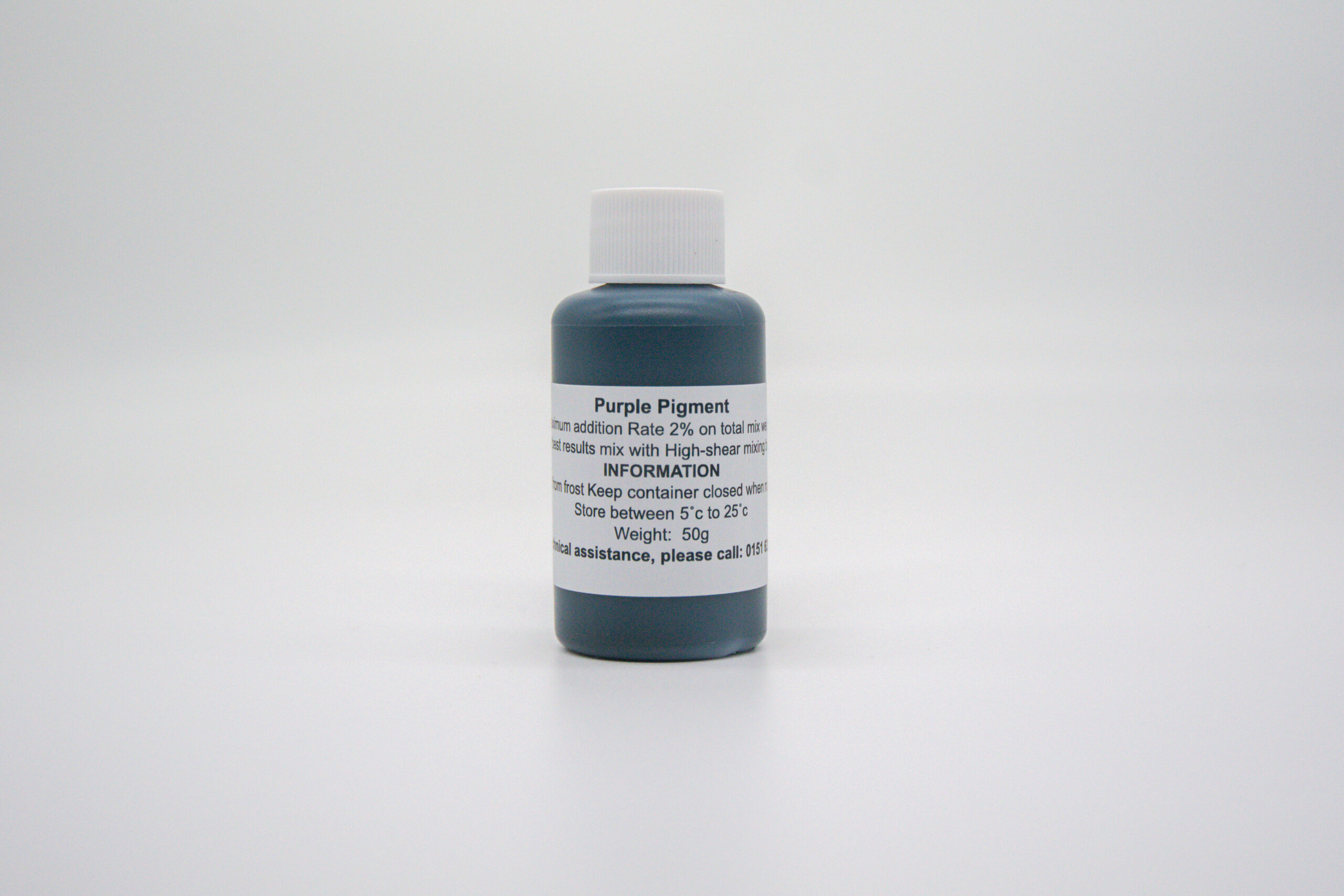 50 gram bottle of Jesmonite purple pigment