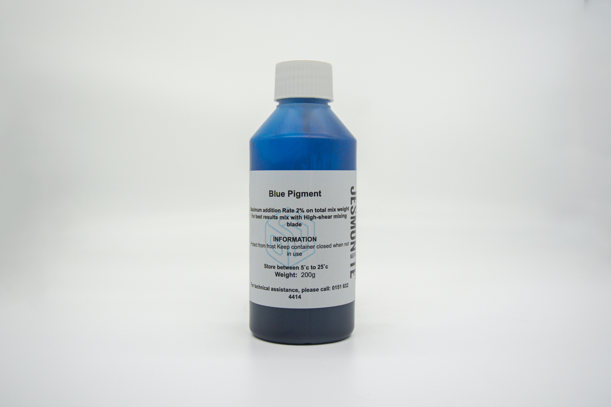 Bottle of Jesmonite blue pigment 200gm