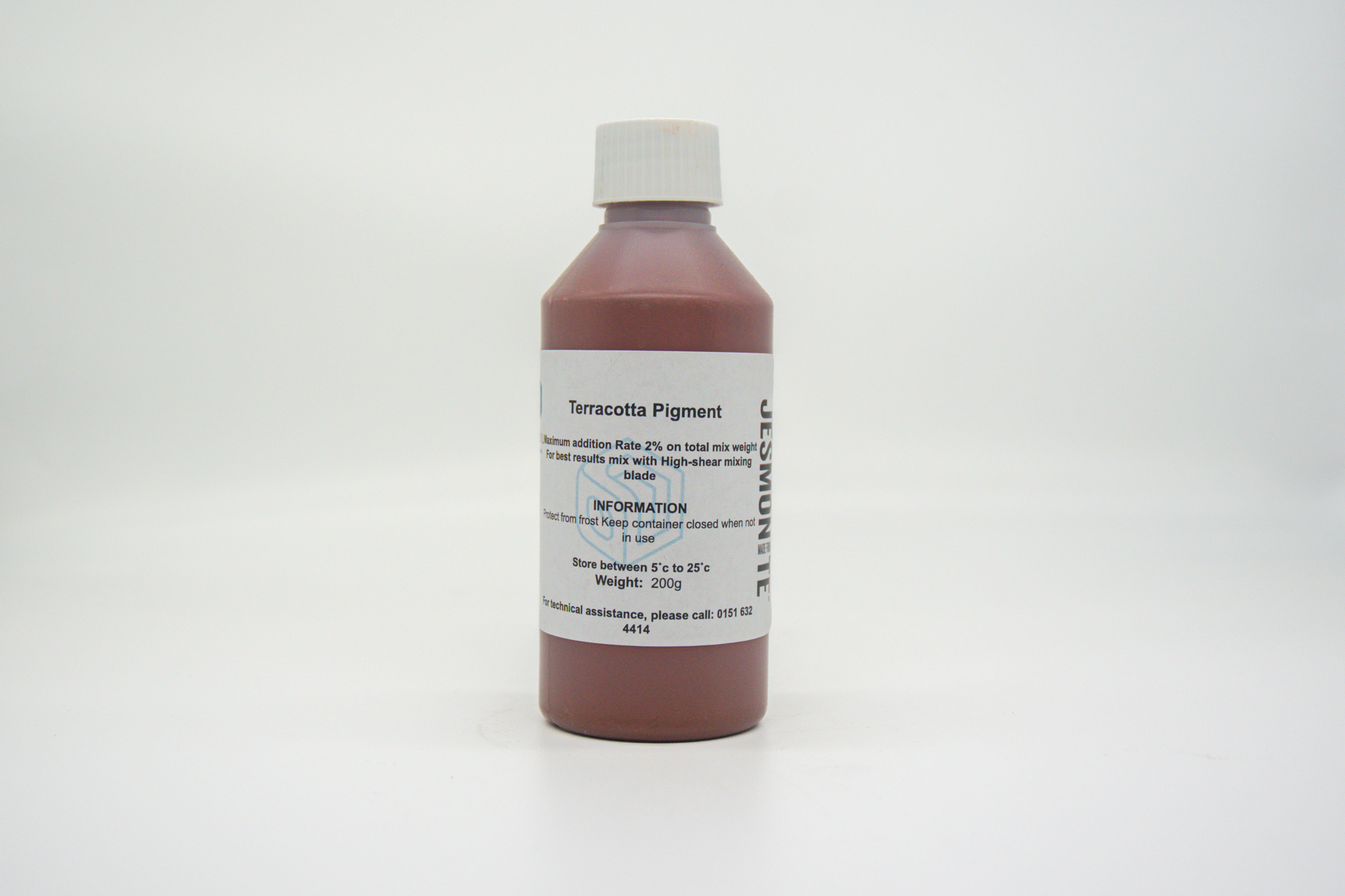 Bottle of Jesmonite terracotta pigment 200gm