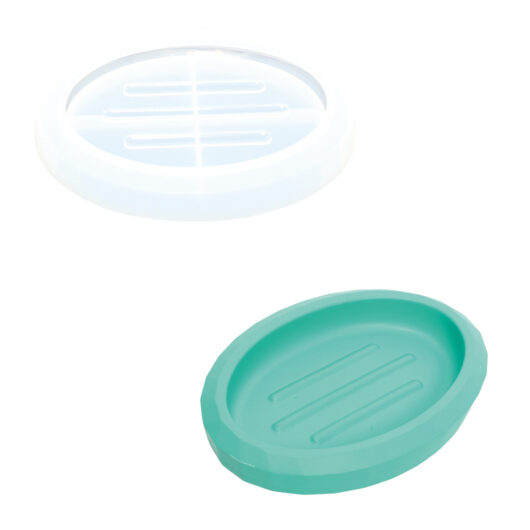 End vessel and mould side by side