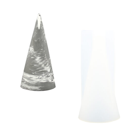 End vessel and mould side by side