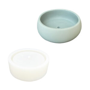 End vessel and mould side by side