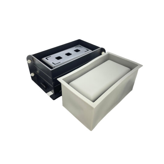 Example mould and support case side by side
