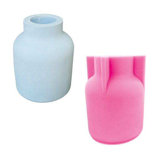 End vessel and mould side by side