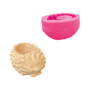 End vessel and mould side by side