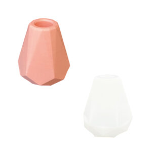 End vessel and mould side by side