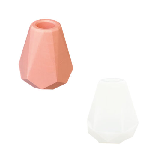 End vessel and mould side by side