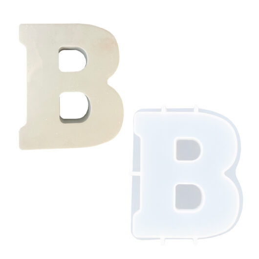 Picture of Letter B silicone mould