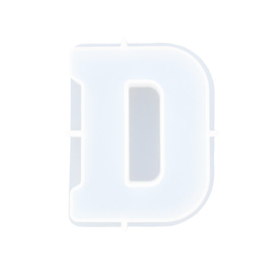 Picture of Letter D silicone mould