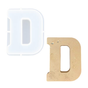 Picture of Letter D silicone mould