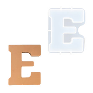 Picture of Letter E silicone mould
