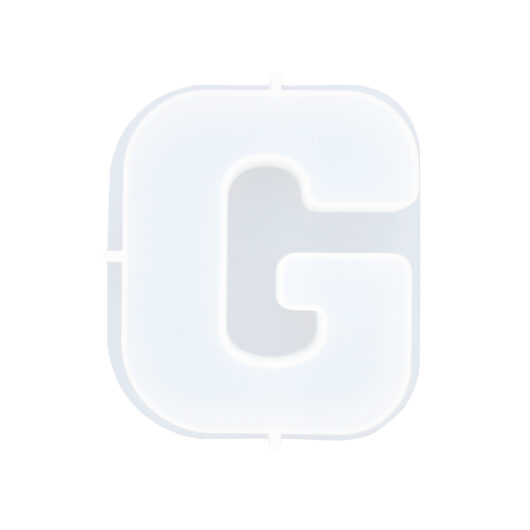 Picture of letter G silicone rubber mould