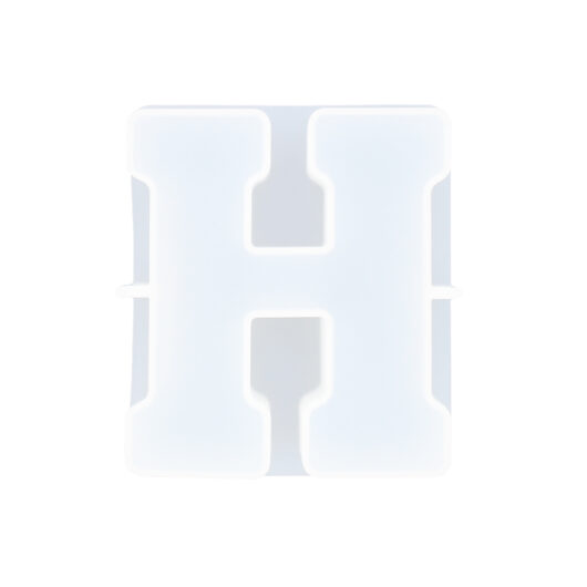 Picture of letter H silicone rubber mould