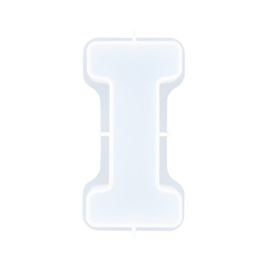 Picture of letter I silicone rubber mould