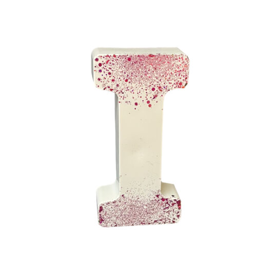 Picture of letter I silicone rubber mould