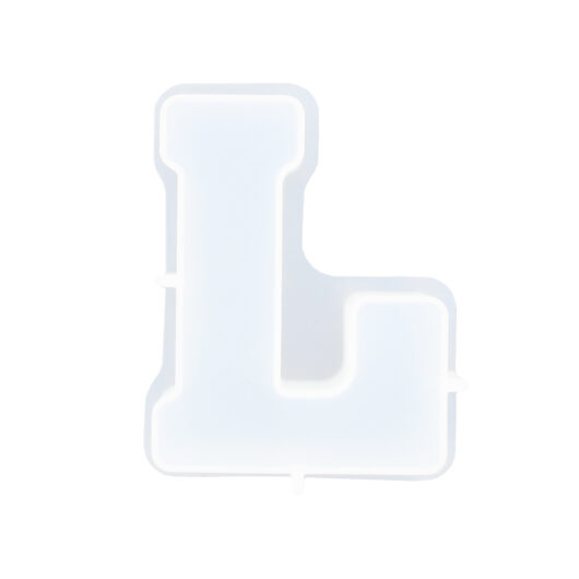 Picture of letter L silicone rubber mould
