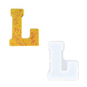 Picture of letter L silicone rubber mould