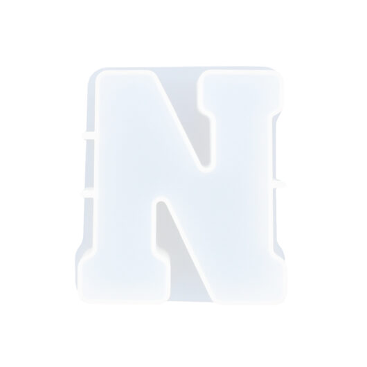 Picture of letter N silicone rubber mould
