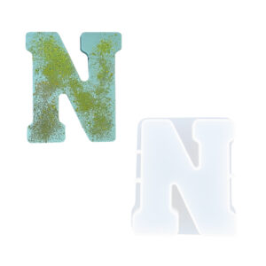 Picture of letter N silicone rubber mould