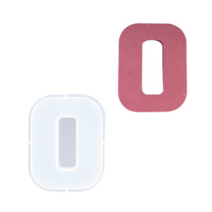 Picture of letter O silicone rubber mould
